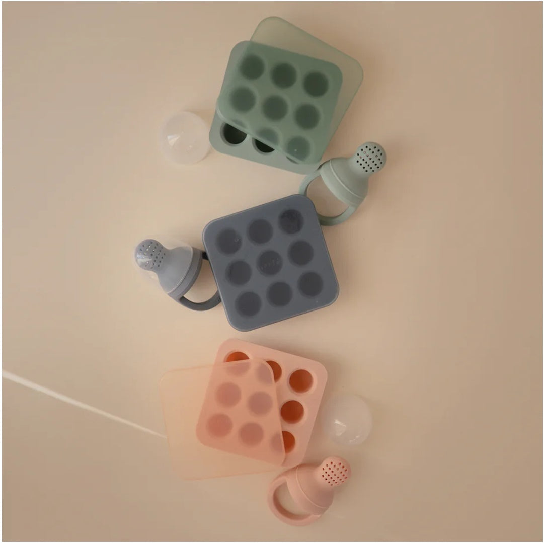Mushie Fresh Food Feeder Freezer Tray - Blush - Made for the Mushie Fresh Food Feeder