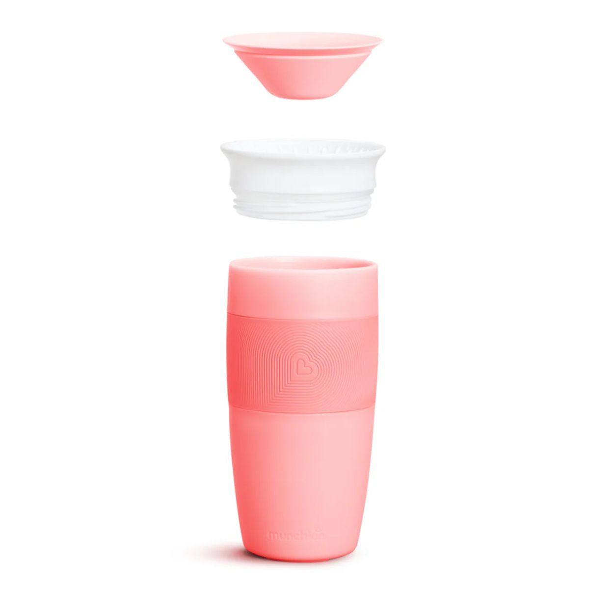 Copo De Treinamento Munchkin Miracle 360° Rosa 18M+ 414ML - Simple, Durable & Easy to Clean